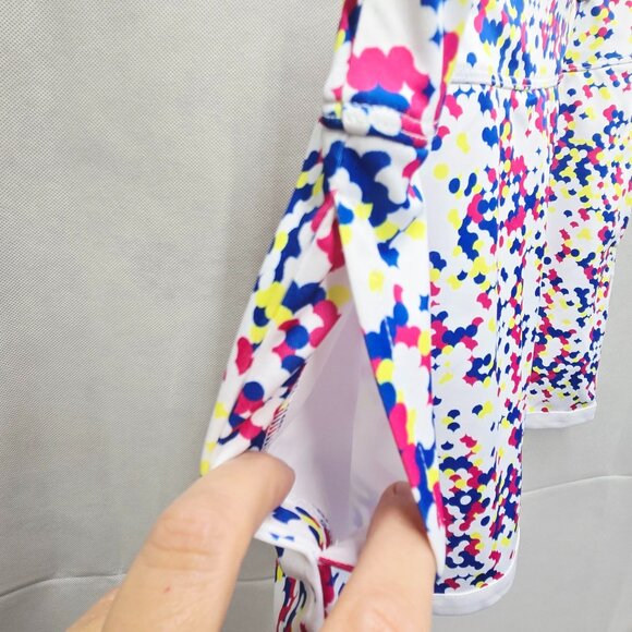 NWT WOMEN'S BEN HOGAN GEO PRINT SKORT/SKIRT UNDERSHORTS POCKETS XS MSRP $60 - Picture 4 of 11